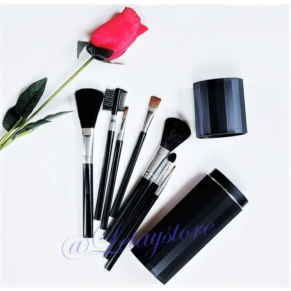 New! Women's 8-Piece Ultimate Collection Travel Case Gift Box Makeup Brush Set